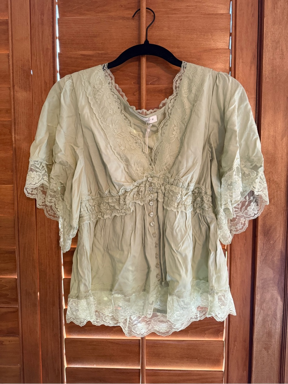Altar’d State Evanelle Lace Babydoll Top